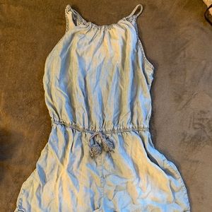 denim romper